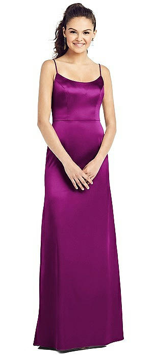 plum mermaid bridesmaid dresses