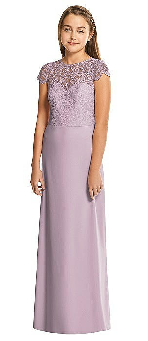 purple junior bridesmaid dresses