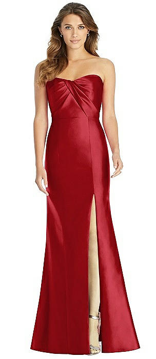 garnet bridesmaid dresses
