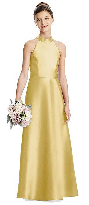 yellow jr bridesmaid dress
