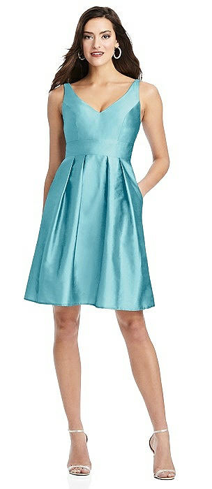 aquamarine bridesmaid dresses