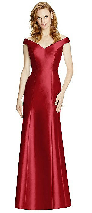 garnet bridesmaid dresses