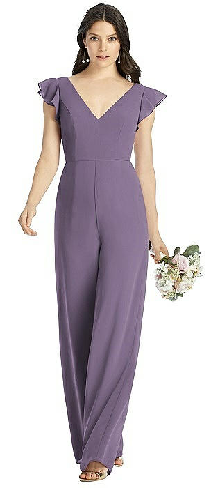 lavender jumpsuit dress